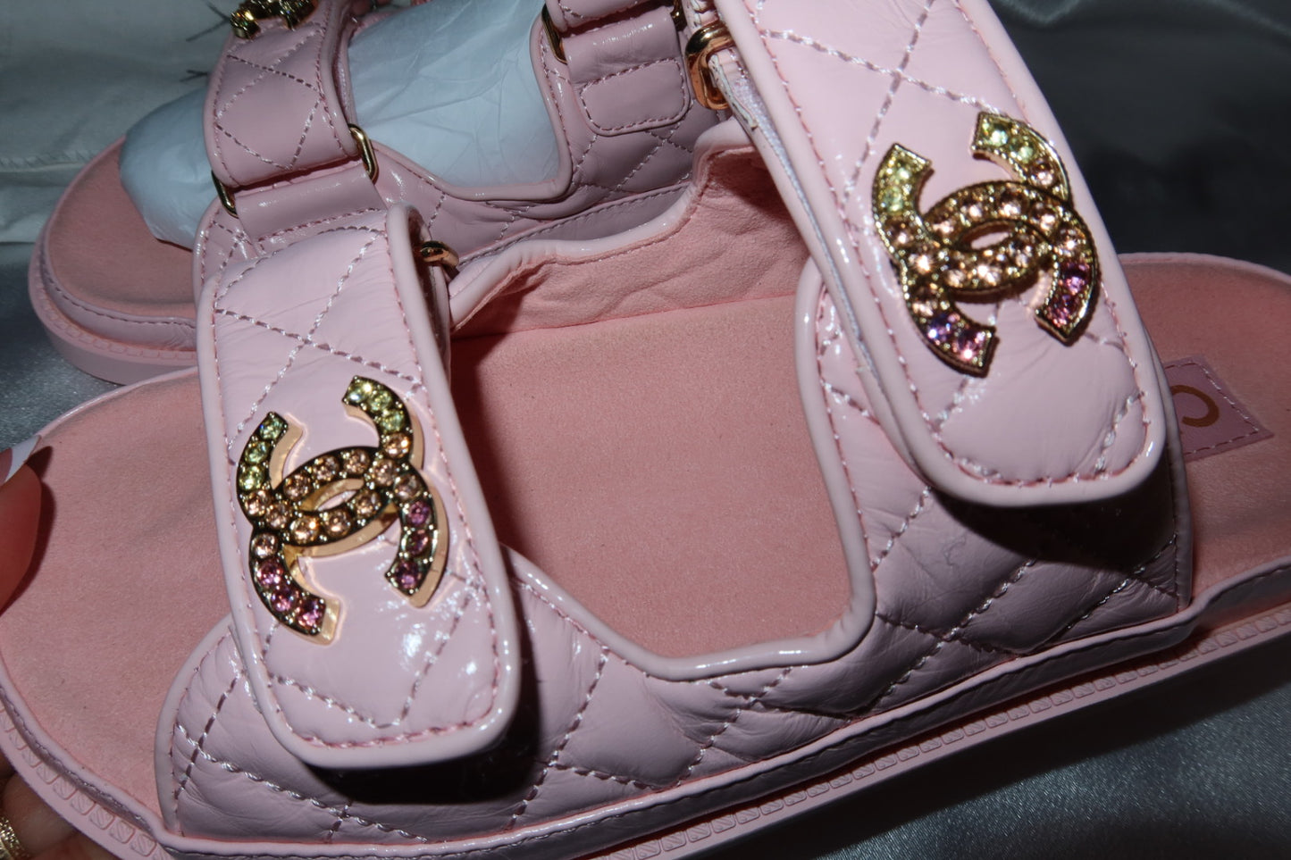 Ch Sandals (size 36 but run big to 36 1/2