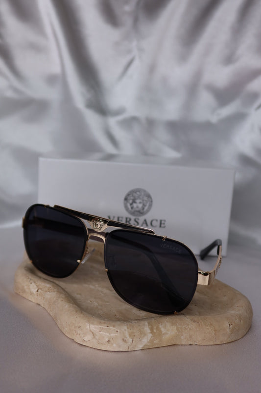 Versi Men Sunglasses (black and gold)
